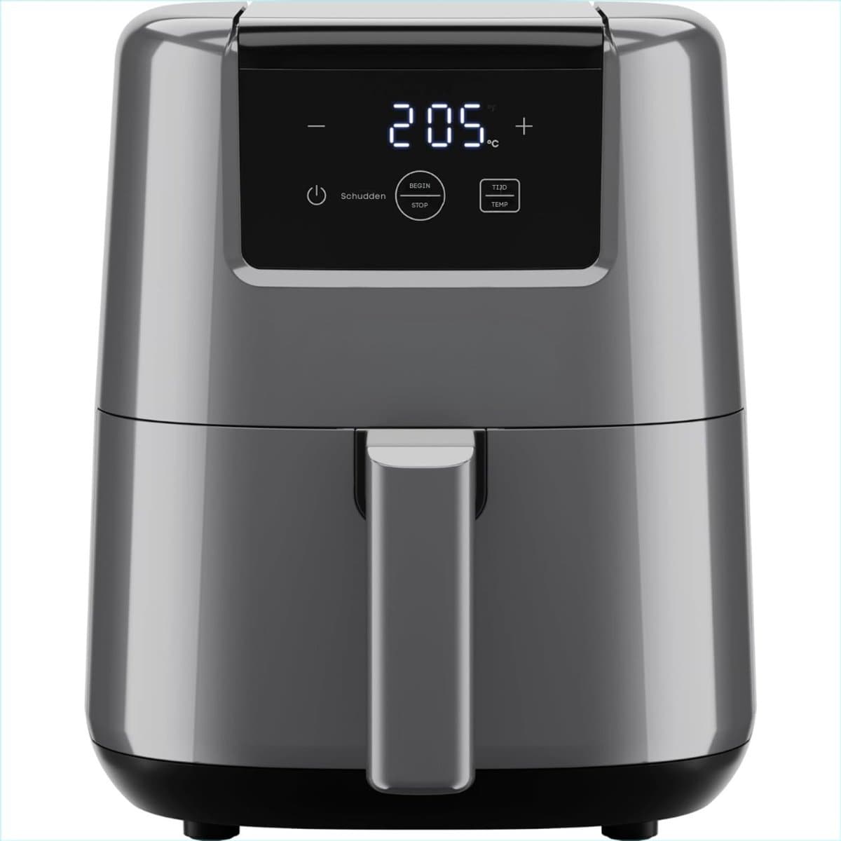 AMA® Mini Airfryer - Airfryer - Heteluchtfriteuse - Anti-Aanbaklaag - Grijs — afbeelding 1