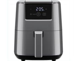 AMA® Mini Airfryer - Airfryer - Heteluchtfriteuse - Anti-Aanbaklaag - Grijs