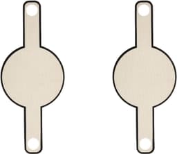 Broodbakmat - 2 stuks - Herbruikbare - Multifunctionele siliconen bakmat - Lange Handvatten Deeg MatGeschikt - Geschikt voor airfryer, oven en magnetron - 54,5×21 cm - Beige — thumbnail 1