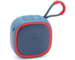 Draadloze luidspreker - Audioluidspreker - 9×9×5,3 cm - Draagbaar - Bluetooth mini-luidspreker - Compatibel met smartphones/tablets/tv's - Type-C opladen - 5W uitgangsvermogen - Ideaal voor zwembadfeestjes, strand, kamperen en reizen - Blauw