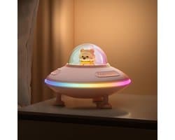 Draadloze Bluetooth Speaker met Kleurrijke Nachtlamp Cadeau voor Meisjes en Dames