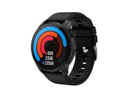 GlucoMeter - ECG Hartslagmeter - horloge - meter - Smartwatch - Zwart