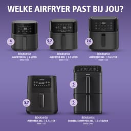 Brabantia Airfryer XL - 4 liter - Digitaal Touchscreen - 8 Kookprogramma's - Tot 4 Personen - PFAS-Vrij - 80ºC tot 200ºC - 1700 Watt - BBEK1134 — thumbnail 14
