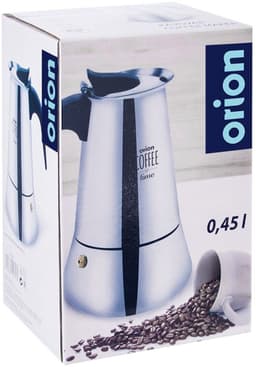 Orion - Stalen Koffiemaker - 450 ml - Zilver — thumbnail 3