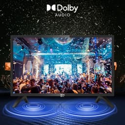 TuTu Standaard TV - LED HD - 24 inch/61 cm - Frameless Design - Triple Tuner DVB-T/T2/C/S/S2 - HDMI x1, USB x1, CI+ - TUB24F1DN — thumbnail 12