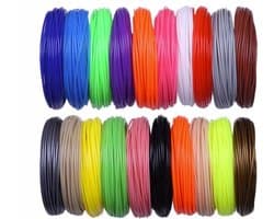Nifkos - PLA Filament 1.75mm - 20 kleuren 200 meters - 3D Pen Filament - 3D Pen vullingen - 3D Pen navulling - 3D Filament