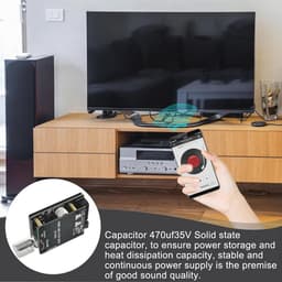 Bluetooth Audioversterker 2.0 - HiFi Stereo 2x50W - Draadloze Geluidsversterking — thumbnail 3