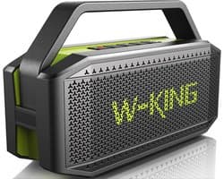 Krachtige Draagbare Bluetooth Luidspreker met 60W Vermogen - Waterdicht, Draadloos, Inclusief Powerbankfunctie