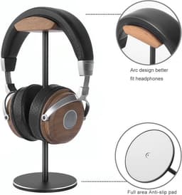 Houten Hoofdtelefoonhouder voor Alle Hoofdtelefoonmaten — thumbnail 5