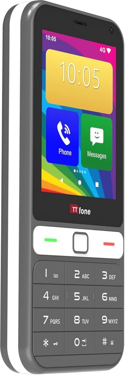 Eenvoudige 4G Telefoon met Android en Dual SIM - 2,8 Inch Touchscreen en Toetsenbord — afbeelding 1