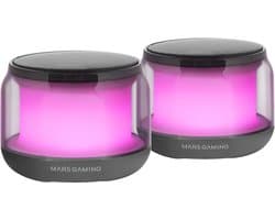 Compacte Bluetooth Luidsprekers met RGB Verlichting en Aangepaste DSP Chipset - 15W Geluidskwaliteit