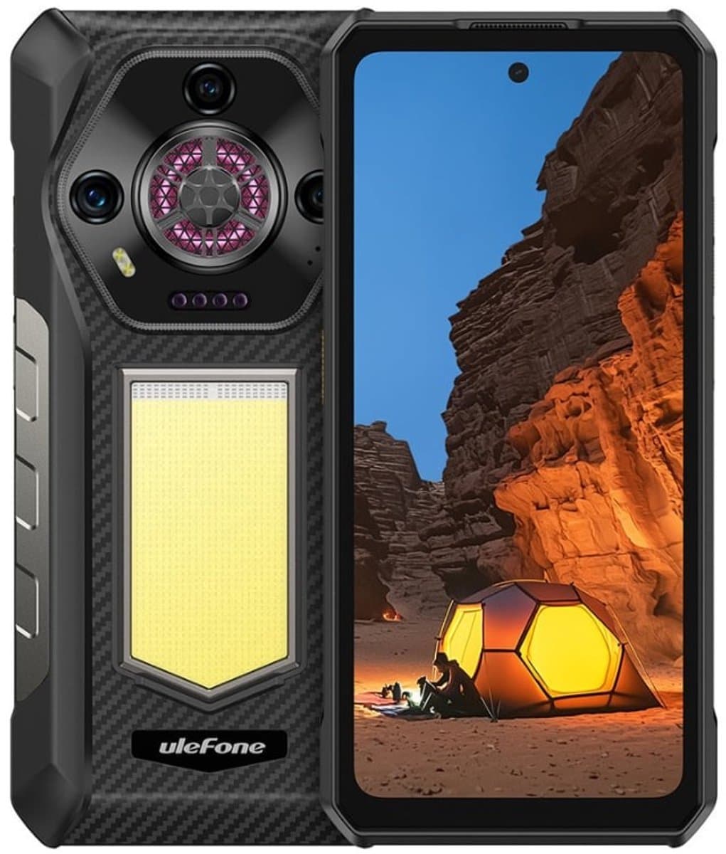 Ulefone Armor 30 17,6 cm (6.95") Dual SIM Android 15 4G USB Type-C 12 GB 512 GB 12800 mAh Zwart — afbeelding 1