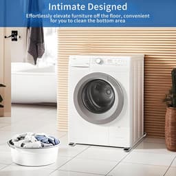 2x Verstelbare & Antislip Onderstel voor Wasmachine en Droger - Universele Wasmachine Accessoires — thumbnail 3
