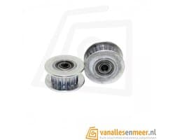 GT2 20 Tanden synchronous wheel met lager 5mm