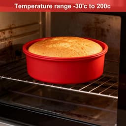 OIMG 2 stuks 6 inch cakevorm siliconen cakevorm - siliconen bakvorm - taartvorm - Broodvorm Rond - rond 16 cm antiaanbak cakevorm bakvorm airfryer - voor DIY kaasbroodcake,chiffoncakes — thumbnail 6