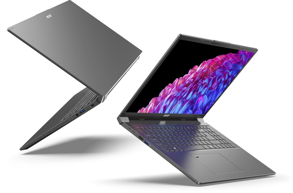 Aspire 16 A16-71M-7138 - Laptop - 16 inch 2K OLED - Core Ultra 7 - 32GB - 1TB SSD - Verlicht toetsenbord - Grijs — afbeelding 1