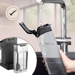 Slanke Espressomachine 20 Bar met Thermoblock, Melkopschuimer & Manometer – 0,8 L Reservoir, Kopjeswarmer – Voor Espresso, Cappuccino & Latte (Compact) — thumbnail 2