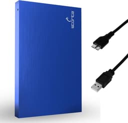 Ultradunne Draagbare Externe Harde Schijf 2,5 inch 320 GB met USB 3.0 voor Back-up en Snelle Opslag — thumbnail 1
