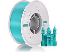 PLA Filament 1.75mm Turquoise - Hoge Nauwkeurigheid +/-0.02mm voor 3D Printers
