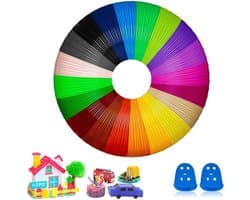 3D-pen Filament Navullingen - 20 Kleuren PCL (1,75 mm), 100 Meter Totaal