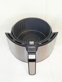 Heteluchtfriteuse 4,5 Liter - 1400W Airfryer met Timer - Vaatwasmachinebestendig Roestvrij Staal — thumbnail 5