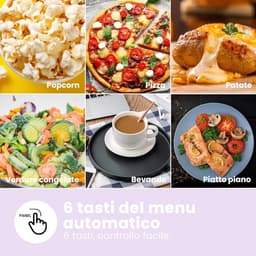 Digitale Magnetron 20L, 700W met 6 Vooraf Ingestelde Menu's en Express Cook Functie — thumbnail 5