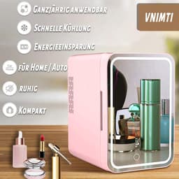 Mini Koelkast - Minibar - Skincare Fridge - Roze — thumbnail 3