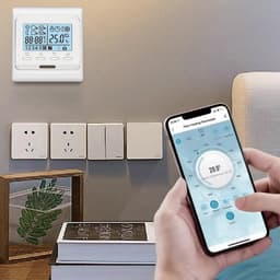 Digitale Programmeerbare Thermostaat voor Elektrische Vloerverwarming met Externe Sensor — thumbnail 4