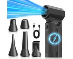 Air duster 110.000 RPM - 4 standen - Stofreiniger Draadloos - Perslucht computer - Turbo Fan Compressed Air - Luchtblazer op accu