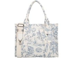 Charm London Bond Shopper - Handtas - Schoudertas - Dames - Stof - School - Werk - Tote Bag - Dames Tas - Floral Romance