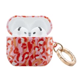 Selencia Case - Hoesje geschikt voor AirPods 4 - Wild Spots Lipstick — thumbnail 1