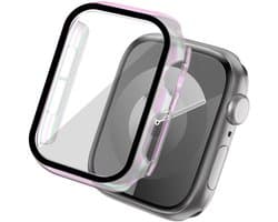 Screen protector - Geschikt voor Apple Watch 4 / 5 / 6 / SE - 40 mm - Full Cover Hard Case / Beschermend Hoesje - Transparant