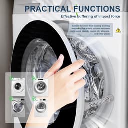 Deursteun Voorlader: Magnetische Deurstopper Wasmachine - Veer, 3 Kleuren - Veilig Openen Wasmachinedeur — thumbnail 5