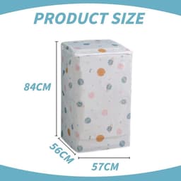 Allecta - Waterdichte hoes voor wasmachine en droger voor buiten - anti-aging - zonwering - beschermhoes voor wasmachine en droger — thumbnail 4