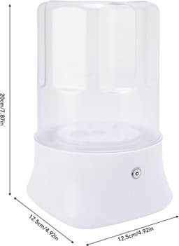 Draagbare mini-wasmachine, stille wasmachine, geschikt voor ondergoed, sokken, enz. (wit) — thumbnail 5