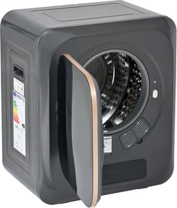 Re-purelife® Compacte Wasdroger met UV-Desinfectie - 6 Programma's - 3-4 kg Capaciteit - Geschikt voor Opbouw of Opstelling - Stille Werking & Helder LED-Display - Grijs — thumbnail 12