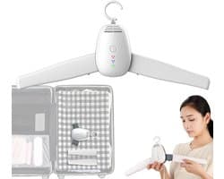 Draagbare Wasdroger – Elektrische Wasdroger 130W - Draagbaar Afneembaar - Roterende haak - Multiporiëndroging - Snel drogend - Voor appartement, vakantie en dagelijks gebruik