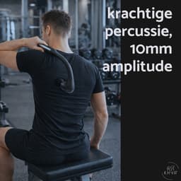 KHYR® - NIEUW - MMP-XR1 Pro Extended Reach Massage Hammer - Professionele Massage Gun - U-vormig Massagegun met Verlengde Greep - Bereik Rug, Nek, Schouders & Benen moeiteloos – Stil en Krachtig door de borstelloze motor — thumbnail 4