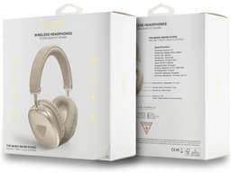 Guess Bluetooth Stereo Koptelefoon - Saffiano Triangle Logo - Goud — thumbnail 7
