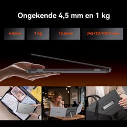 Blackview DCM6 14" Dubbele Draagbare Monitor – Extra Laptopscherm 13-17.3" – Uitbreidingsscherm – Dual Screen – IPS Full HD – Plug & Play – 3x USB-C – Inclusief Kabels & Beschermhoes – Grijs — thumbnail 7