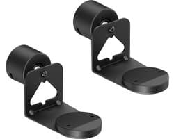 Wolff Mount Muurbeugel Sonos Era 100 & Era 300 – Duo Pack – Draaibaar & Kantelbaar – Inclusief Adapter Pad – Kabelmanagement – Zwart