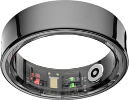 NOLATR Smart Ring LUX – Slimme Ring met Stappenteller, Activiteitstracker & Hartslagmeter – Zonder Abonnement & Nederlandse App – Zwart – Maat 12 — thumbnail 1
