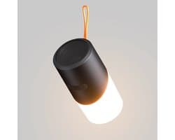 Draadloze Bluetooth-luidspreker met RGB-verlichting, draagbaar voor gebruik buitenshuis, kleine luidspreker, sfeerverlichting, zwart.