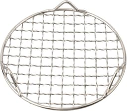 KZQ Rond Roestvrijstalen Grillrek 15 Cm Met Stabiele Voeten, Multifunctioneel Barbecue Gaas voor Koken Afkoelen en BBQ Accessoires — thumbnail 1