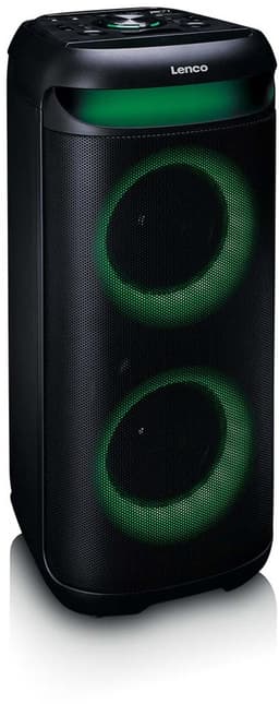 Lenco Bluetooth Party Speaker - PA-210BK - 100W - 12 uur accu - TWS - LED-Lichteffecten — thumbnail 1