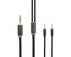 4.4mm Gebalanceerde Upgrade Kabel 6N OCC Verzilt Koper voor Monolith M1060 & NightHawk Hoofdtelefoons