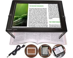 Handsfree Vergrootglas met Licht en 4X Vergroting voor Senioren en Kinderen