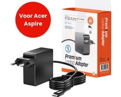 65W USB-C Laptop oplader voor Acer Aspire – Alle modellen vanaf 2019 – Kabel + Adapter