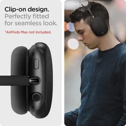Hoesje voor AirPods Max - Stijlvolle Bescherming in Zwart — thumbnail 3