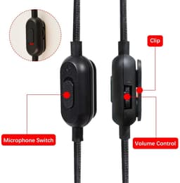 Cosensi - Kabelvervanging voor gaming headset met 3,5 mm jack - Zwart — thumbnail 5
